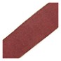 Jute Trim Red Linen Wire Edge Ribbon 63mm x 3m image number 4