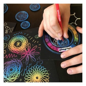 Scratch and Shimmer Spirograph