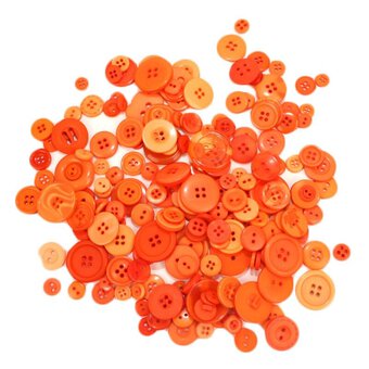 Hobbycraft Button Jar Orange image number 6