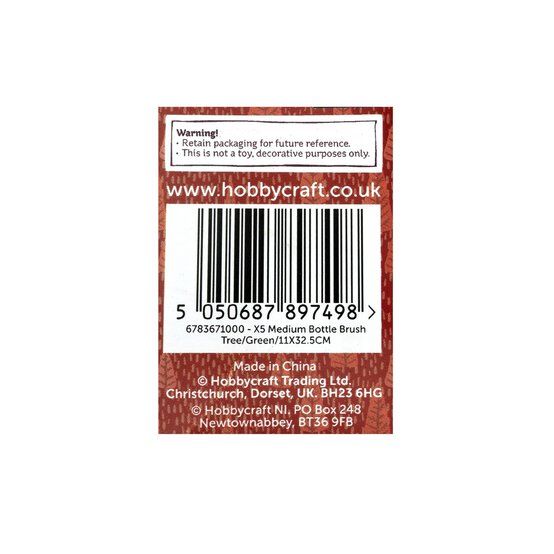 Green Bottle Brush Tree 32.5cm image number 5