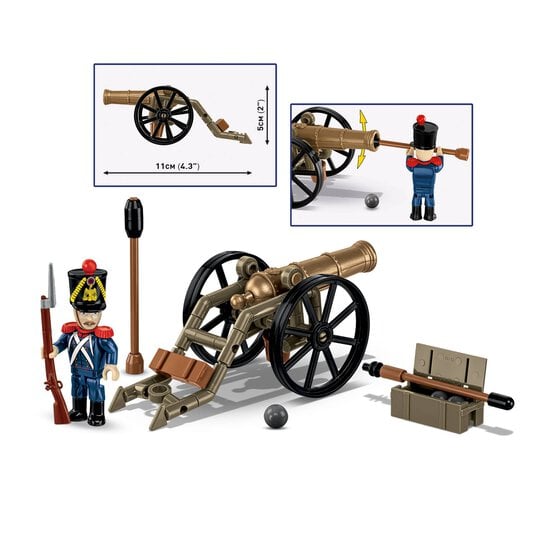 COBI French Artilleryman and Cannon Set 1:35 image number 3