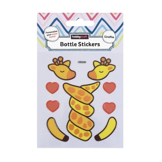 Giraffe Bottle Stickers image number 1