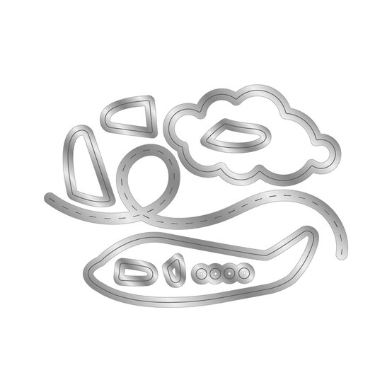 Crafter’s Companion Celebrate Good Times Aeroplane Die Set 9 Pieces image number 2