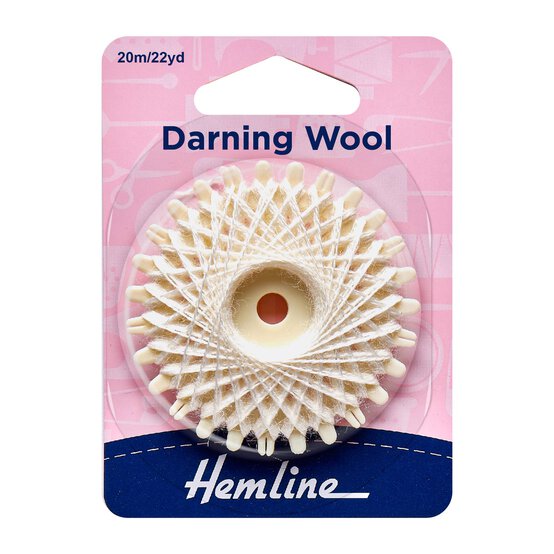 Hemline White Darning Wool 20m  image number 2