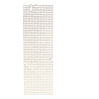 Gold Adhesive Gems 3mm 1080 Pack