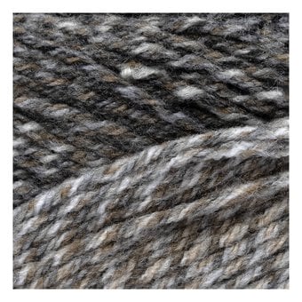 Knitcraft Grey Beige Fairy Go Round Aran Yarn 150g