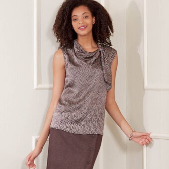 New Look Women's Top Sewing Pattern N6684 (6-18) image number 6