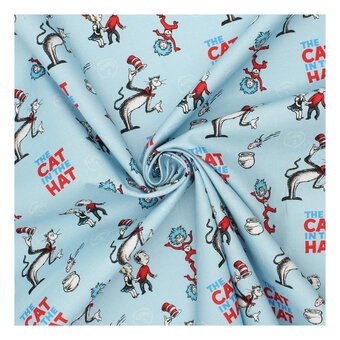 Dr Seuss Cat in the Hat Cotton Fabric by the Metre