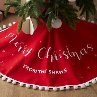 How to Make a Personalised Tree Skirt