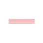 Baby Pink Grosgrain Running Stitch Ribbon 15mm x 4m image number 1