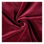 Wine Cotton Velvet Fabric by the Metre image number 1