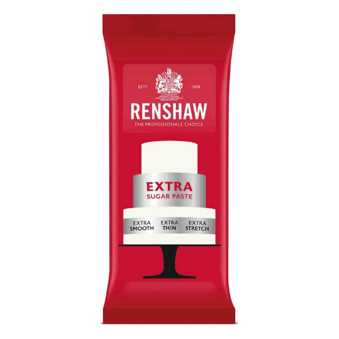 Renshaw White Extra Ready To Roll Icing (Excluding E171) 1kg image number 1