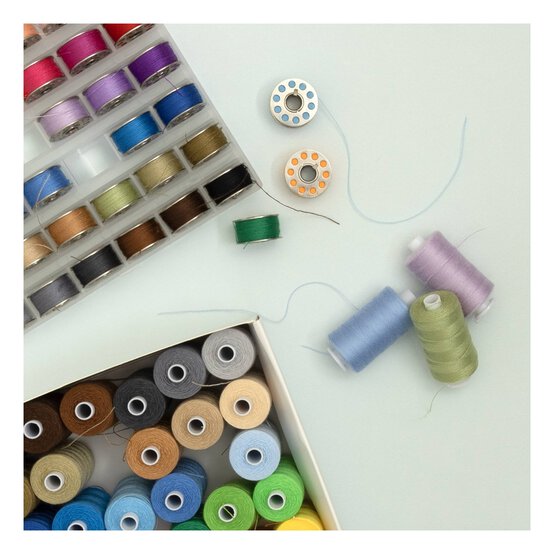 Sewing Thread and Bobbin Set 72 Pack image number 2