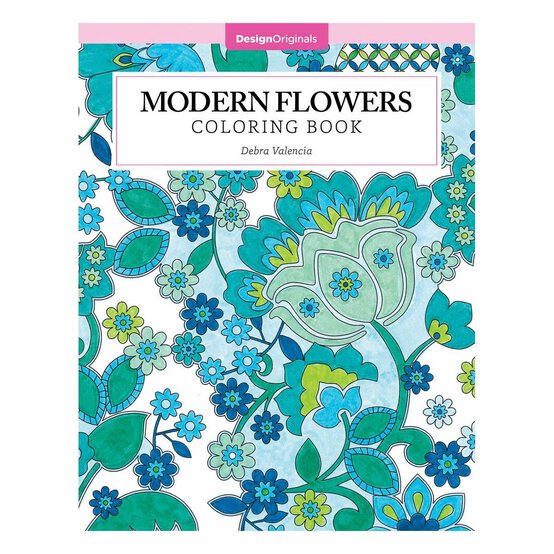 Modern Flowers Colouring Book image number 1