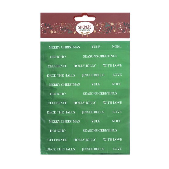 Green Season&rsquo;s Greetings Stickers image number 4