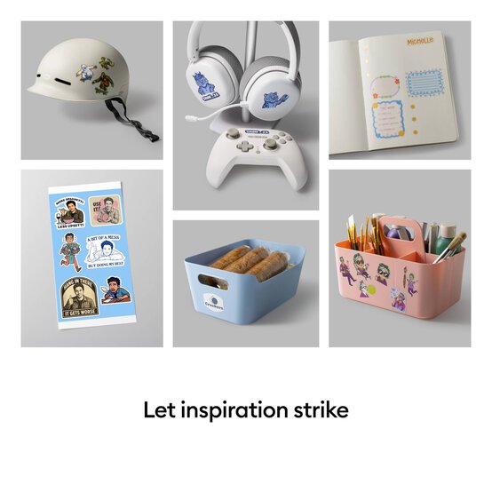 Cricut StickerPix Print + Cut Sticker Sheets and Ink Cartridge Set 72 Pack image number 4