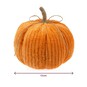 Orange Chenille Pumpkin 17cm image number 4