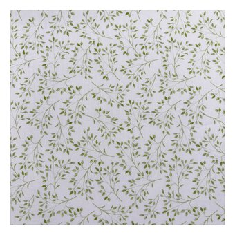 Bluebell Hollow Woodland Leaves Cotton Fabric by the Metre
