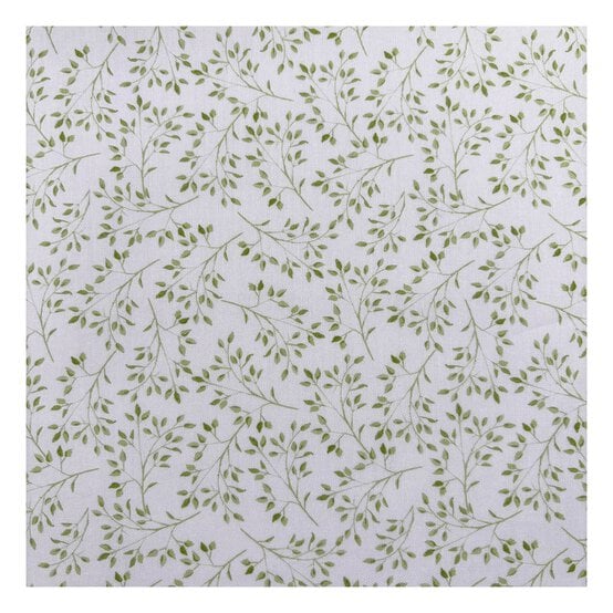 Bluebell Hollow Woodland Leaves Cotton Fabric by the Metre image number 1