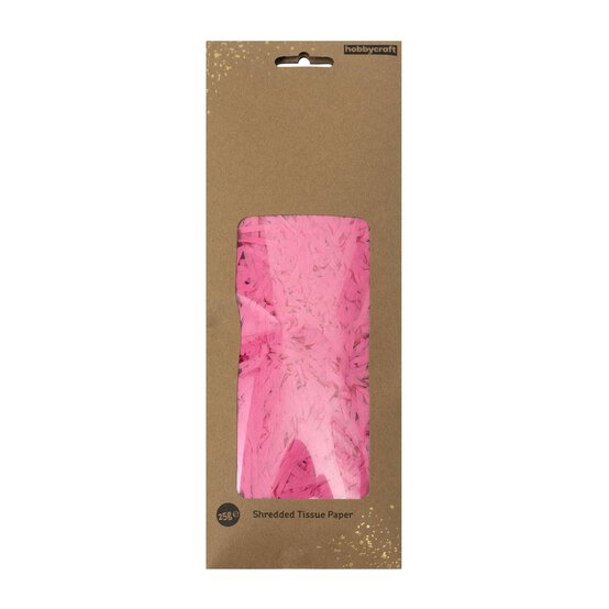 Hot Pink Shredded Tissue Paper 25g image number 2
