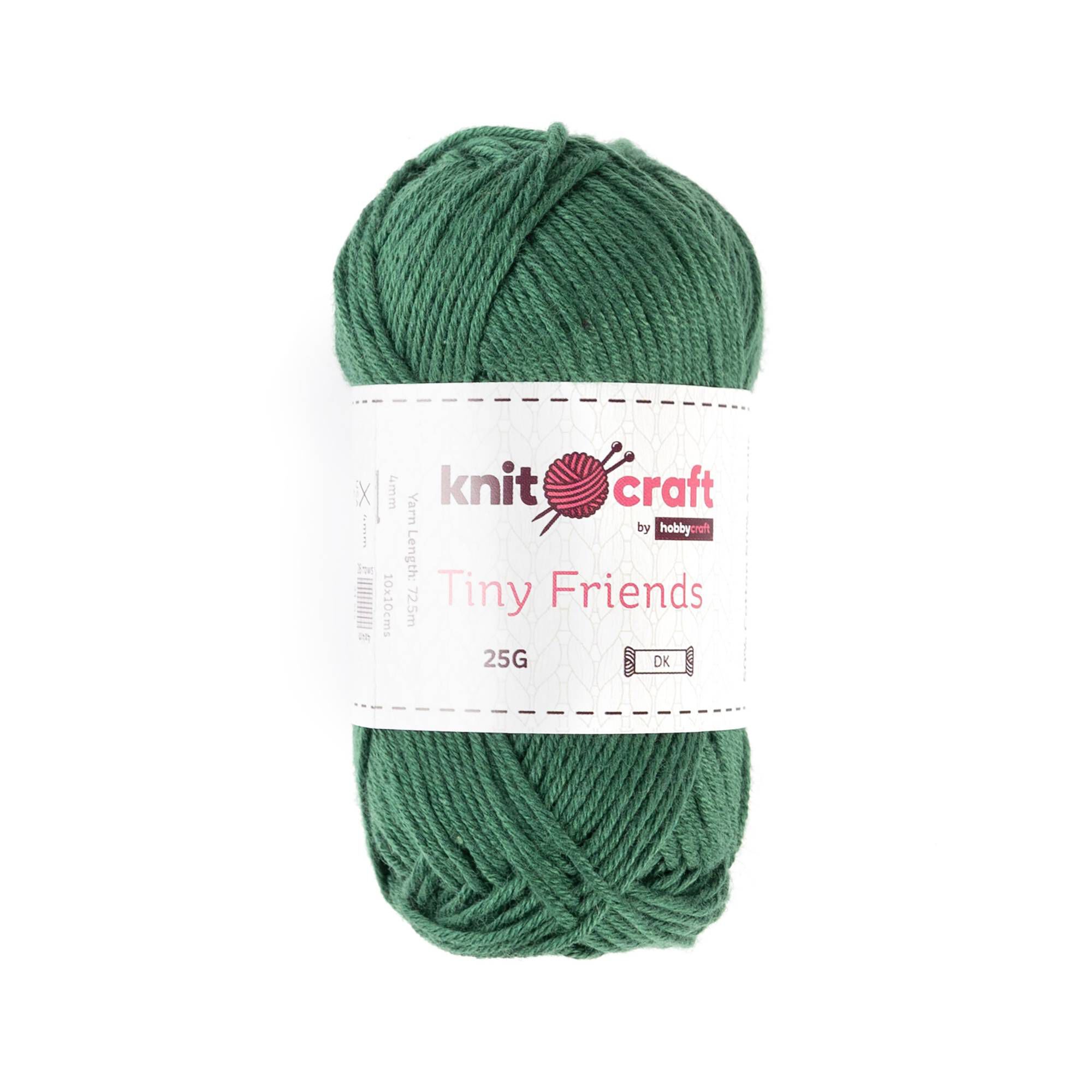 Knitcraft Green Tiny Friends Yarn 25g Hobbycraft