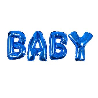 Blue Baby Foil Balloon Set