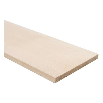 Plain Basswood Sheet 1/4 thick, 6×24 inches long BULK