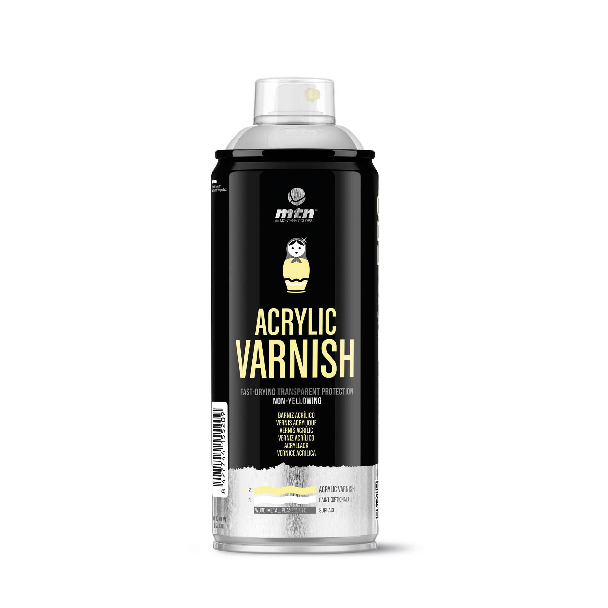 MTN PRO Matt Acrylic Varnish 400ml Hobbycraft