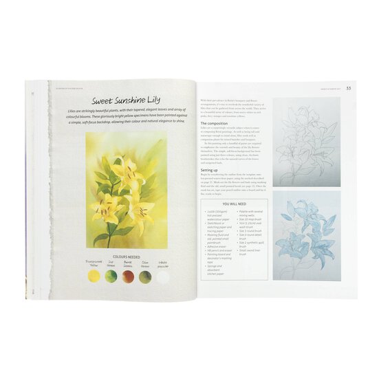 Flowers in Watercolour Book  image number 5