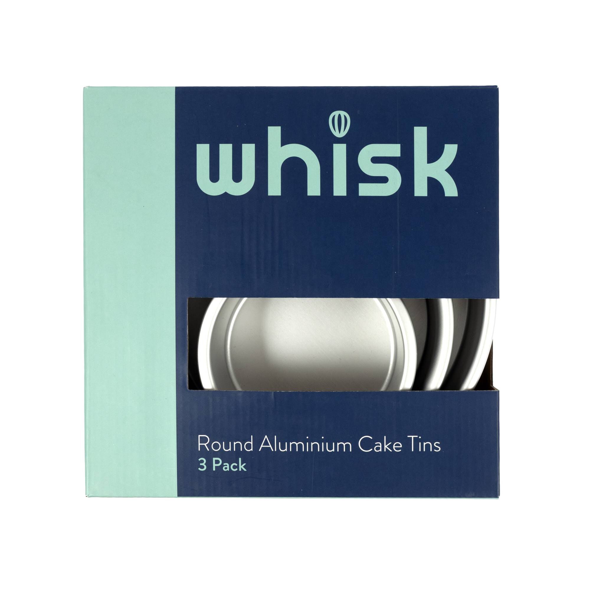 Whisk Round Aluminium Cake Tin Set 3 Pack Hobbycraft