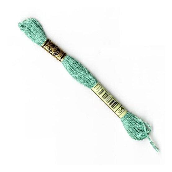 DMC Green Mouline Special 25 Cotton Thread 8m (993) image number 1