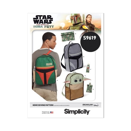 Simplicity Star Wars Rucksacks Sewing Pattern S9619 image number 1