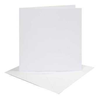 50 Pack Blank White Cards with Envelopes 4x6 Inch Folded Greeting