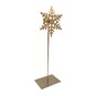 Gold Snowflake Candle Holder 31.5cm image number 3