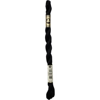 DMC Black Pearl Cotton Thread Size 5 25m (310) image number 3