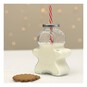 Glass Gingerbread Drinking Jar with Straw image number 1