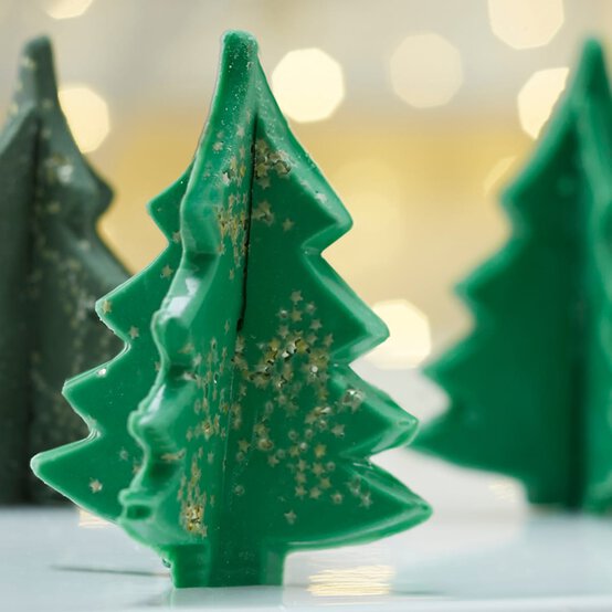 How to Make 3D Chocolate Christmas Trees image number 1