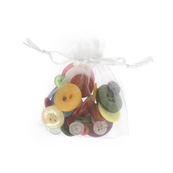 White Organza Bags 50 Pack image number 2