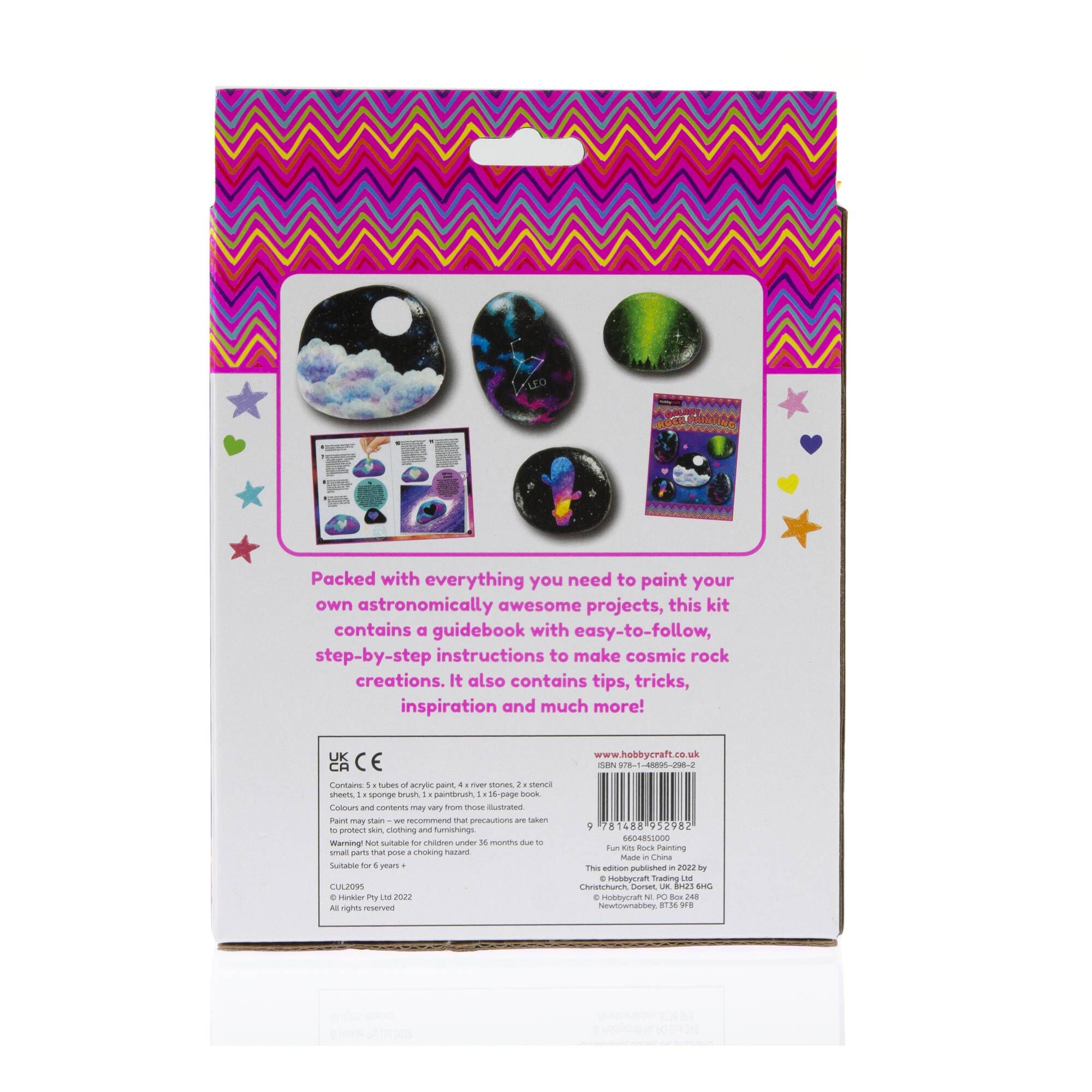 Galaxy Rock Painting Hobbycraft