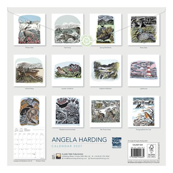 Angela Harding Wall Calendar 2027 image number 4