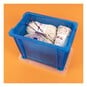 Whitefurze Allstore 18.5 Litre Transparent Blue Storage Box  image number 3