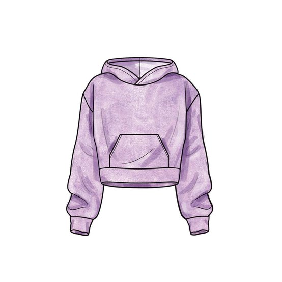 New Look Child&rsquo;s Hoodie and Skirt Sewing Pattern 6747 image number 3