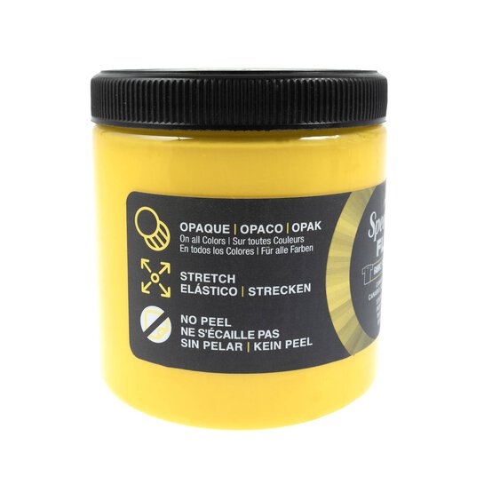 Speedball Flex Canary Yellow Fabric Screen Printing Ink 236ml  image number 2