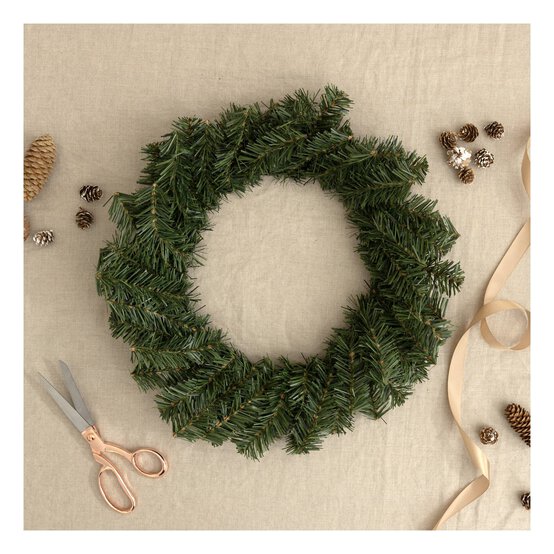 Artificial Fir Christmas Wreath 46cm image number 4