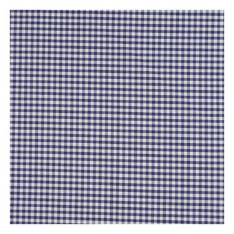 Purple 1/8 Gingham Fabric by the Metre