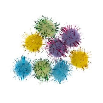 Bright Pipe Cleaners and Poms Craft Pack 80 Pieces image number 3