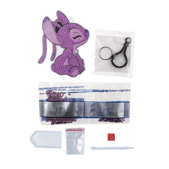 Crystal Art Angel Bag Charm Kit image number 4