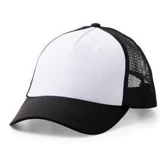 Cricut Black and White Trucker Hat