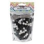 Black and White Wooden Bead Bag image number 2