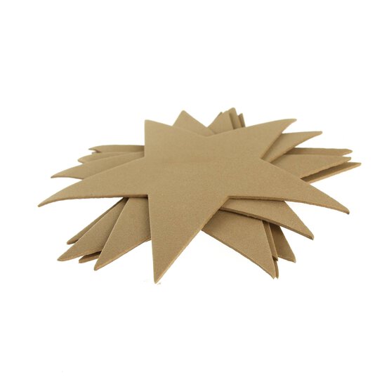 Gold Star Foam Shapes 6 Pack image number 2